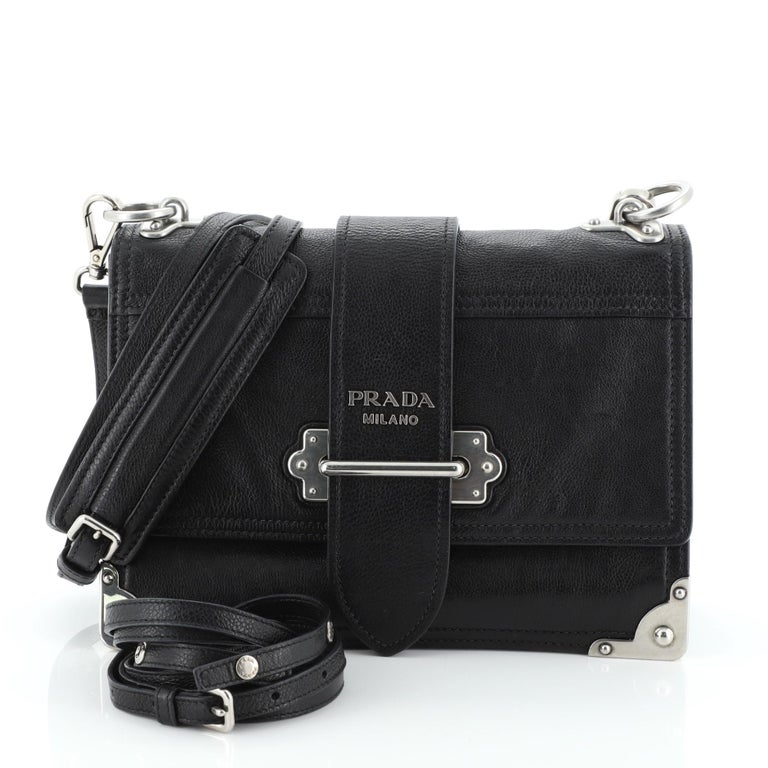 Prada Cahier Convertible Shoulder Bag City Calf Medium at 1stDibs | prada  cahier shoulder bag black, prada cahier calf leather bag, prada cahier  leather bag