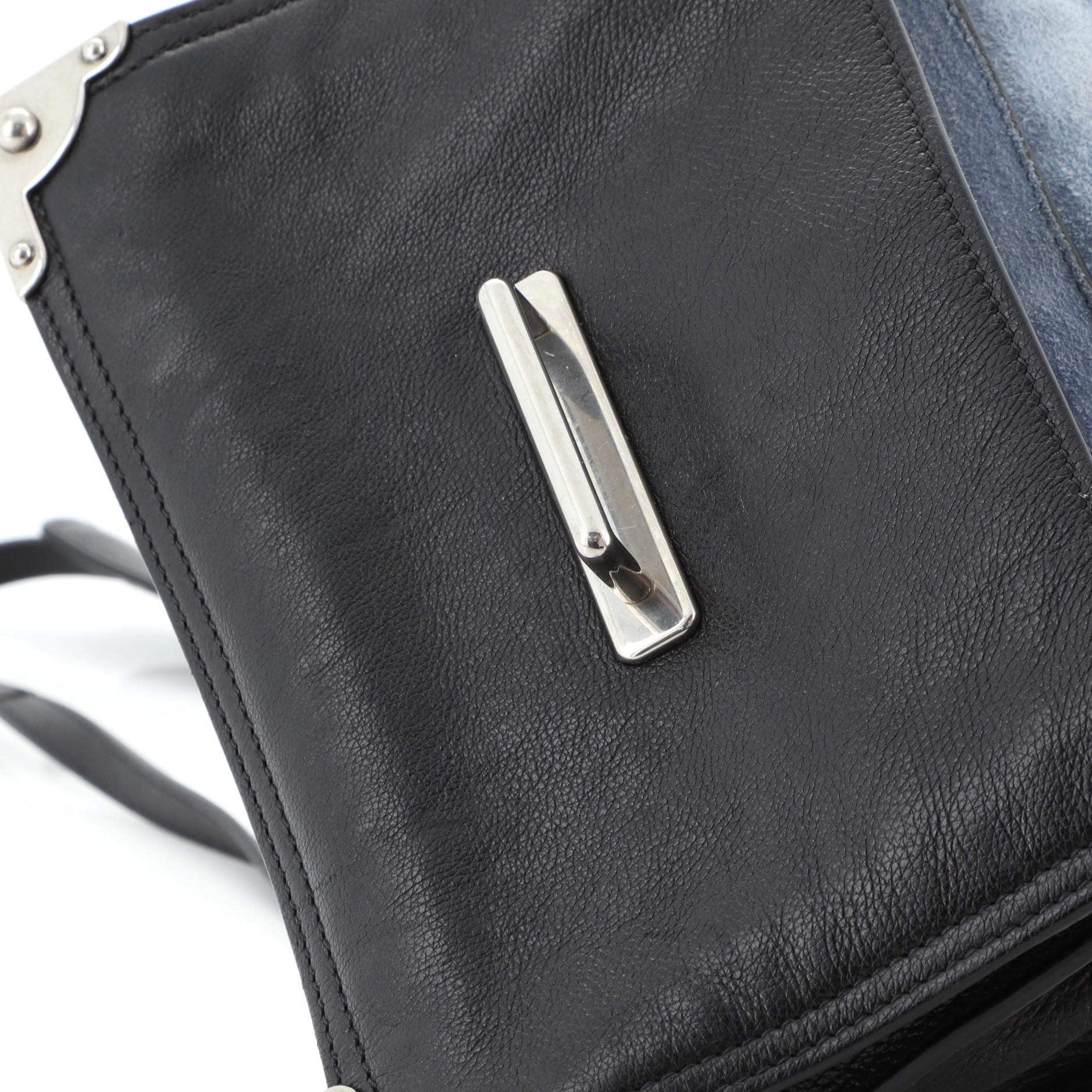 Prada Cahier Convertible Shoulder Bag City Calf Medium In Good Condition In NY, NY