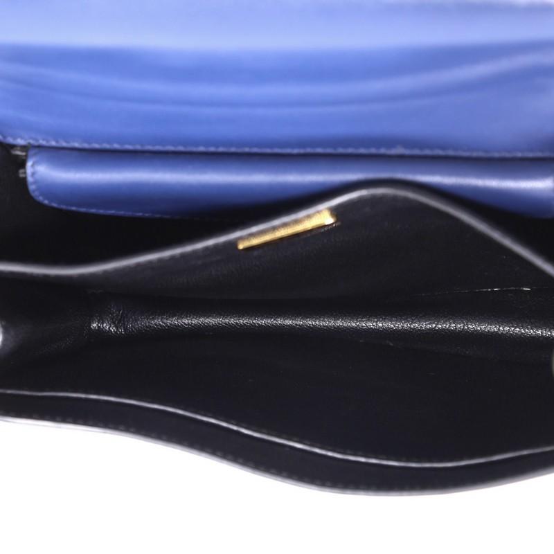 Black  Prada Cahier Crossbody Bag City Calf and Saffiano Leather Small