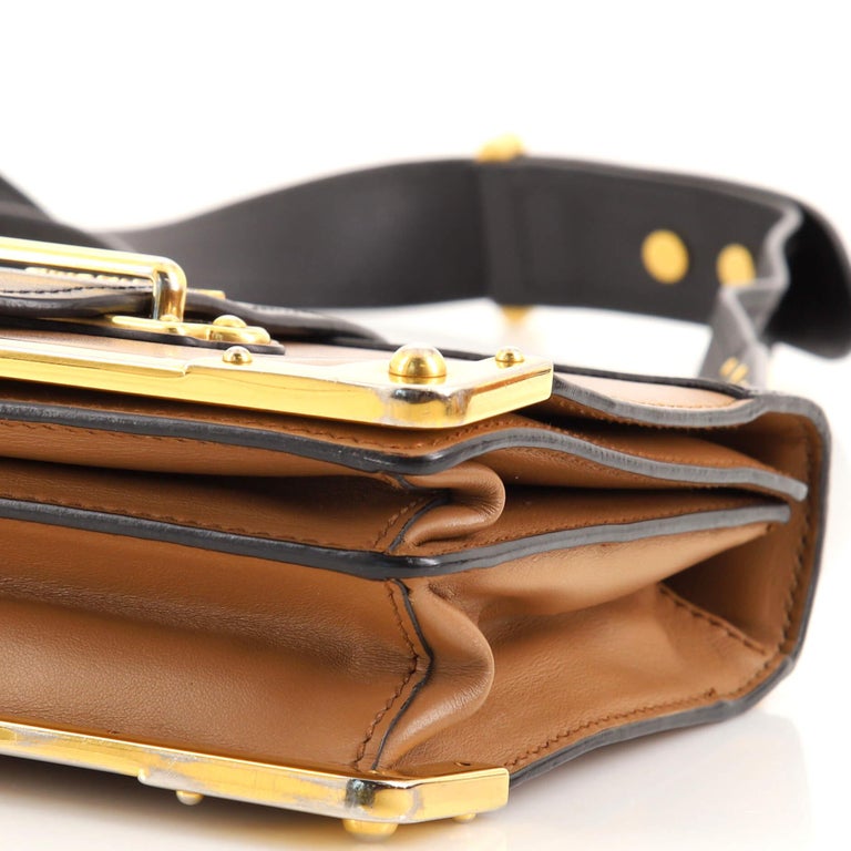 Prada Cahier Crossbody Bag City Calf and Saffiano Small at 1stDibs