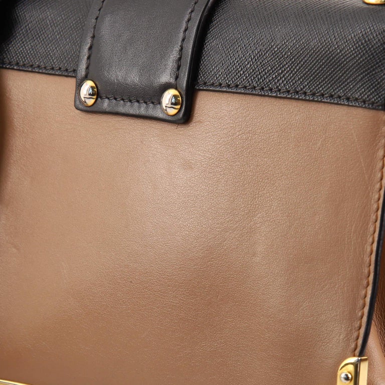 Prada Cahier Crossbody Bag City Calf and Saffiano Small at 1stDibs