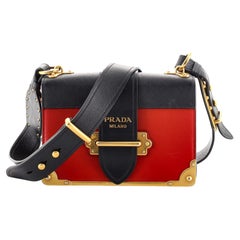 Prada Cahier Crossbody Bag City Calf and Saffiano Small