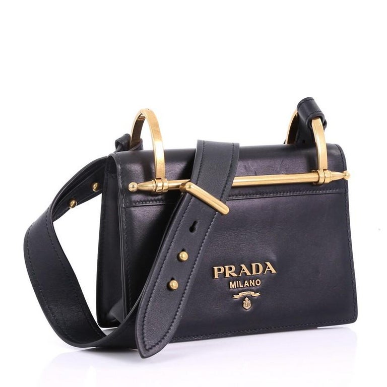 Prada Cahier Crossbody Bag City Calf Small at 1stDibs