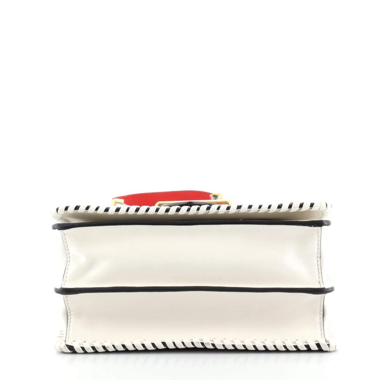 Prada Cahier Crossbody Bag Embellished Denim and Leather Small at 1stDibs