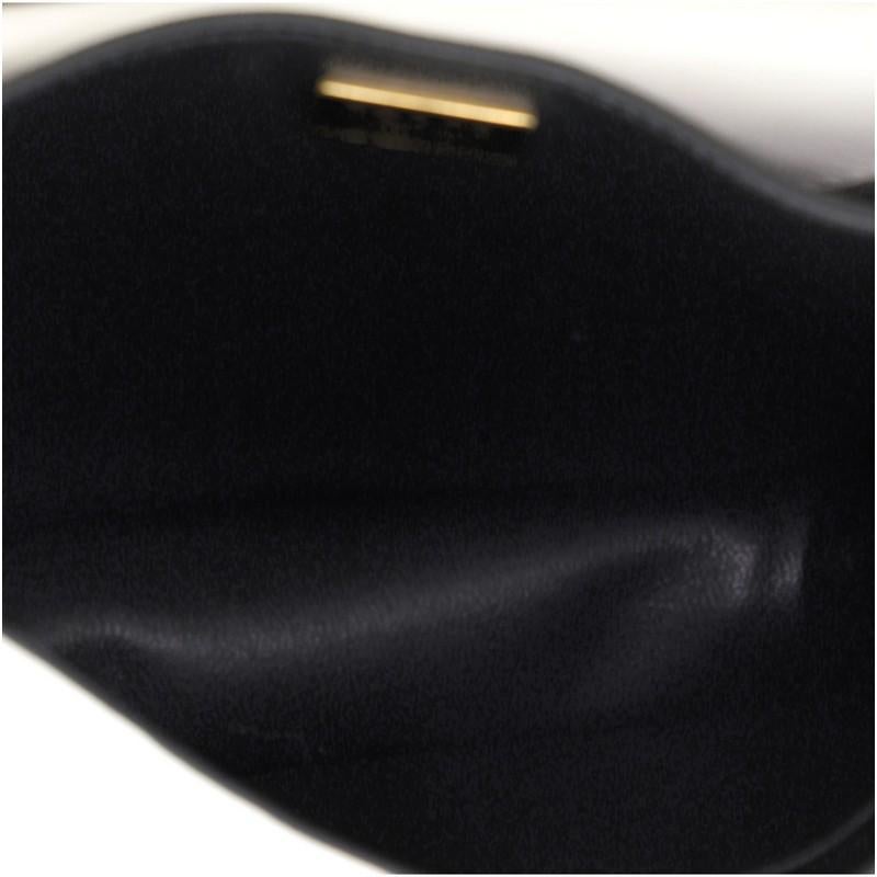 Brown Prada Cahier Crossbody Bag Embellished Denim and Leather Small