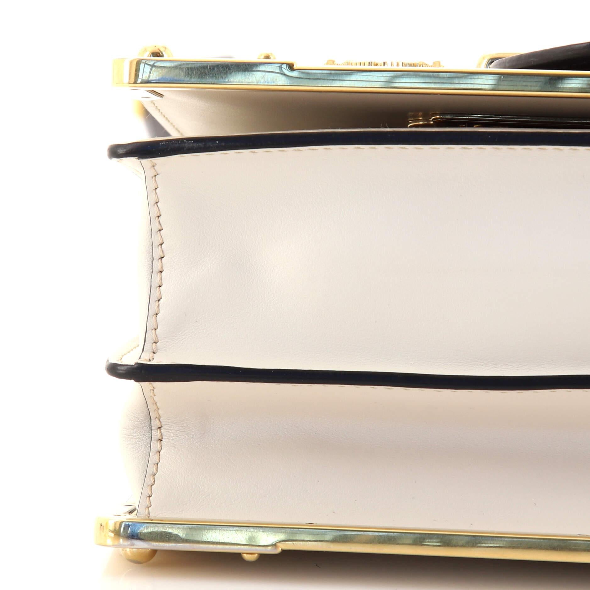 Prada Cahier Crossbody Bag Embellished Leather Small 2