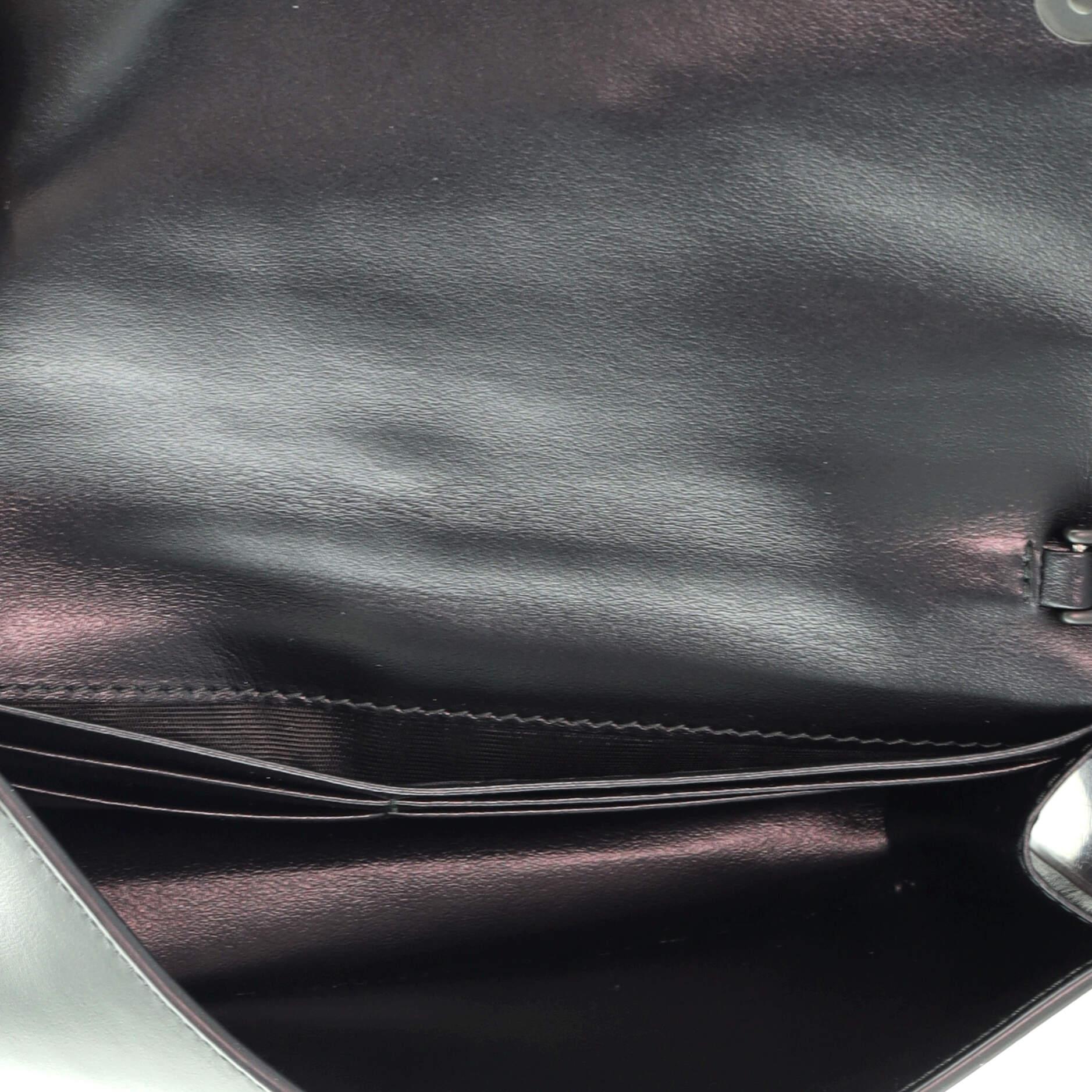 Prada Cahier Crossbody Bag Studded City Calf and Saffiano Leather Mini In Good Condition In NY, NY