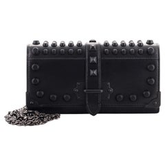 Prada Cahier Crossbody Bag Studded City Calf and Saffiano Leather Mini