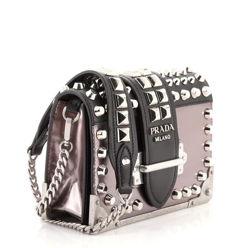 prada cahier studded bag