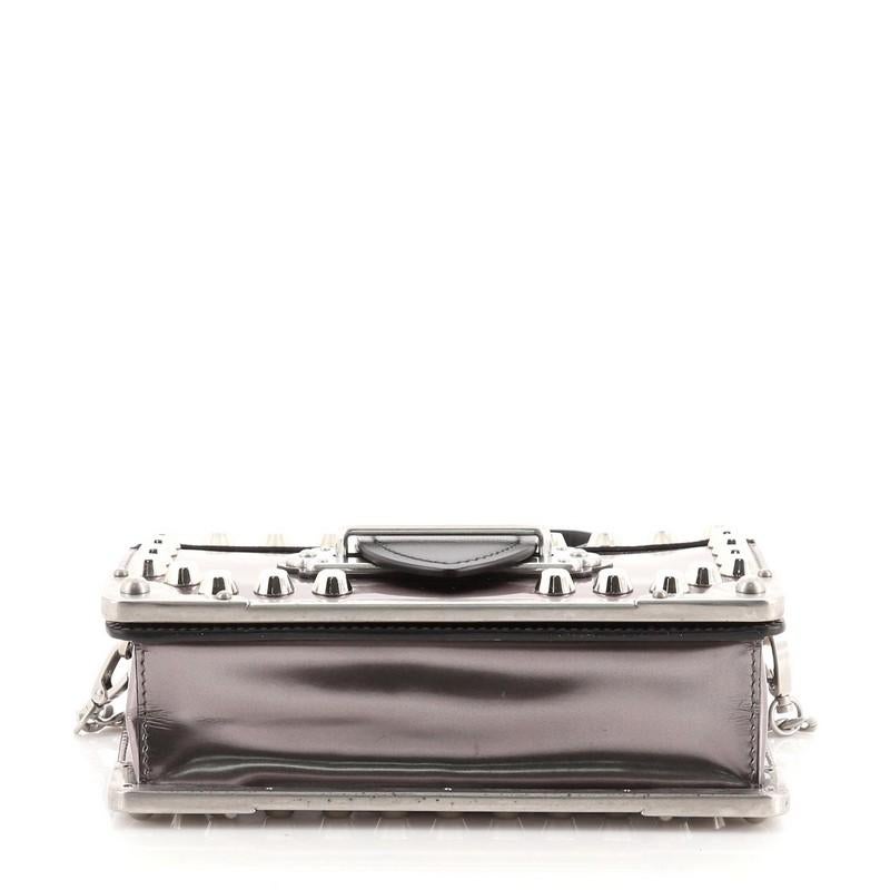 prada cahier embroidered shoulder bag