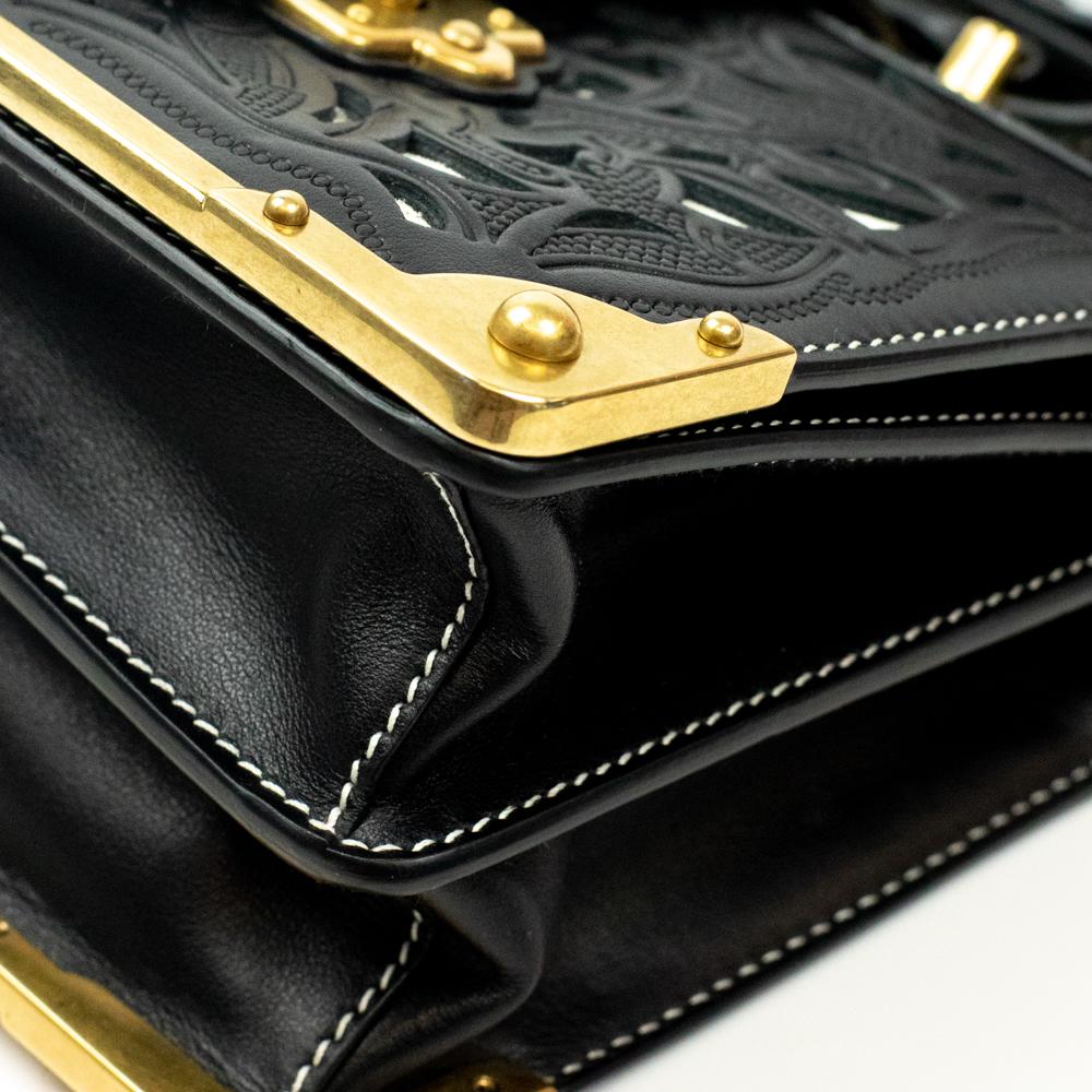 Prada Cahier in black leather at 1stDibs | cahier secret, prada ...