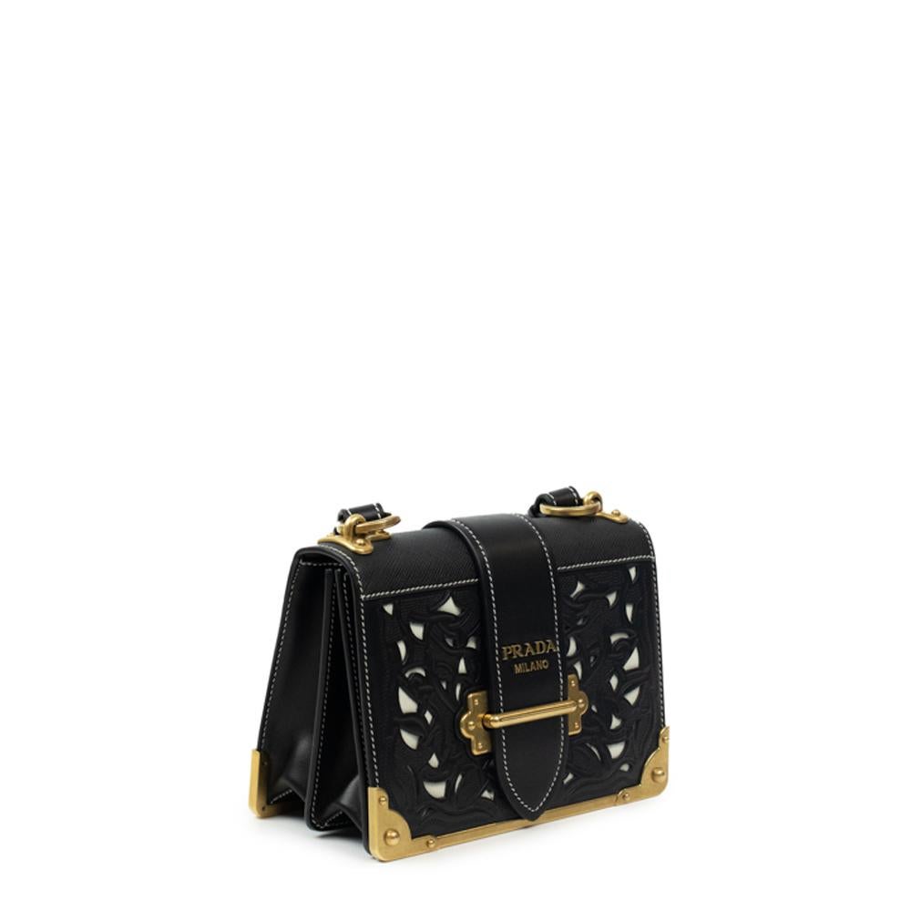 Prada Cahier in black leather at 1stDibs | cahier secret, prada ...