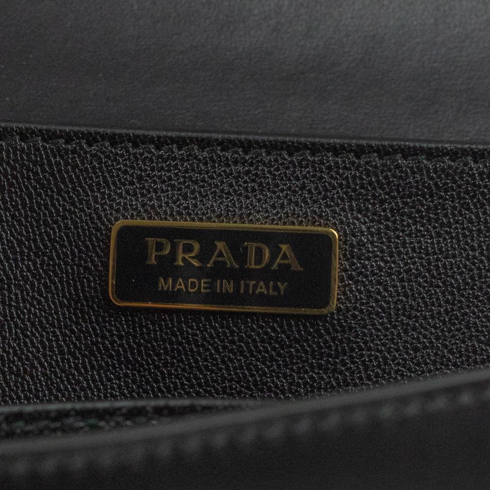 PRADA, Cahier in black leather 1