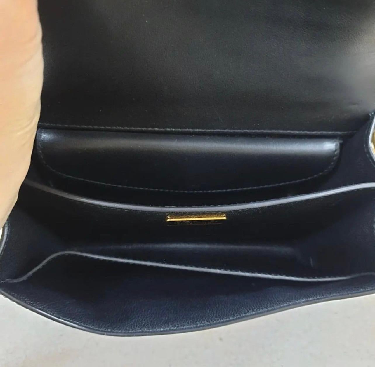 Prada Cahier Leather Bag For Sale 5