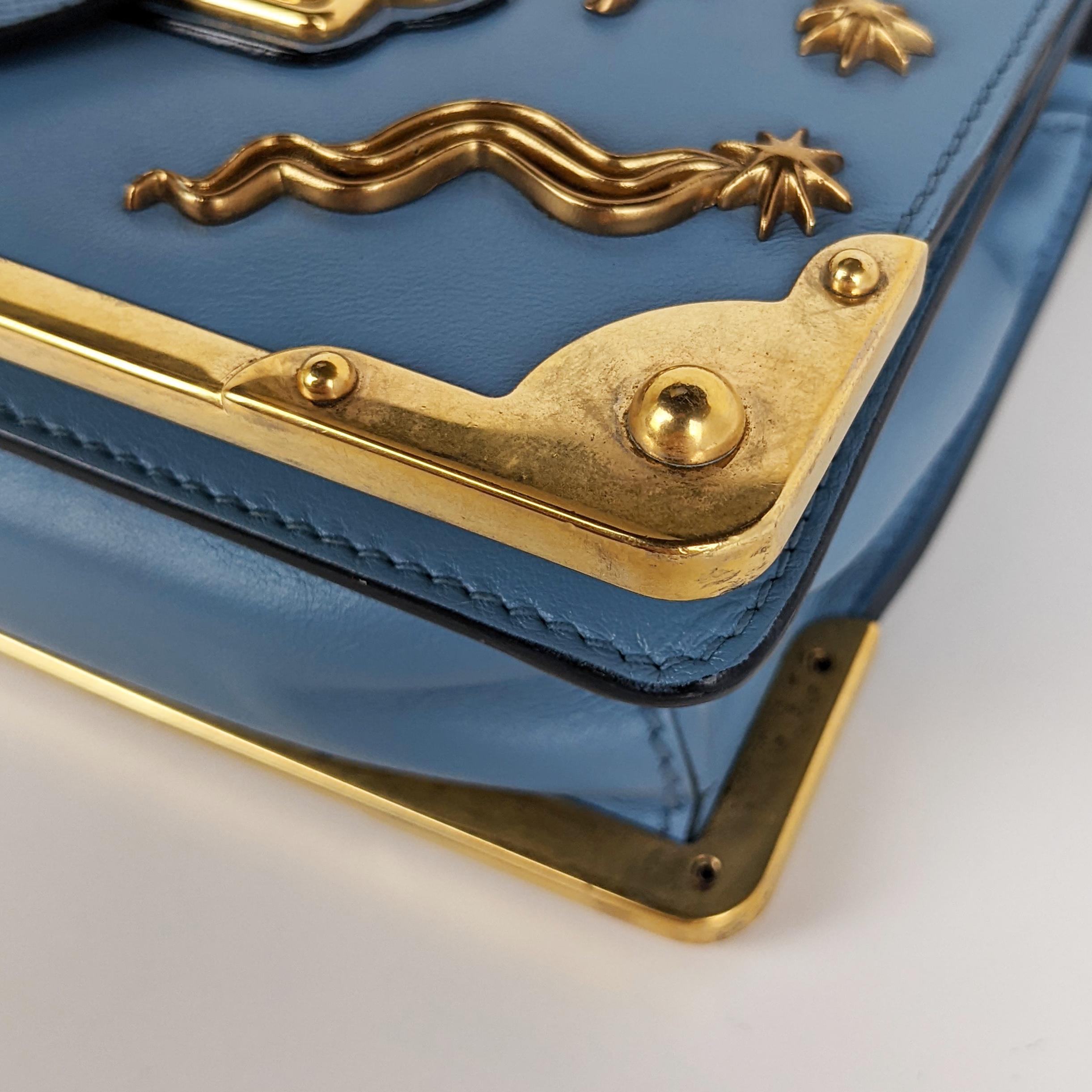 prada cahier celestial bag