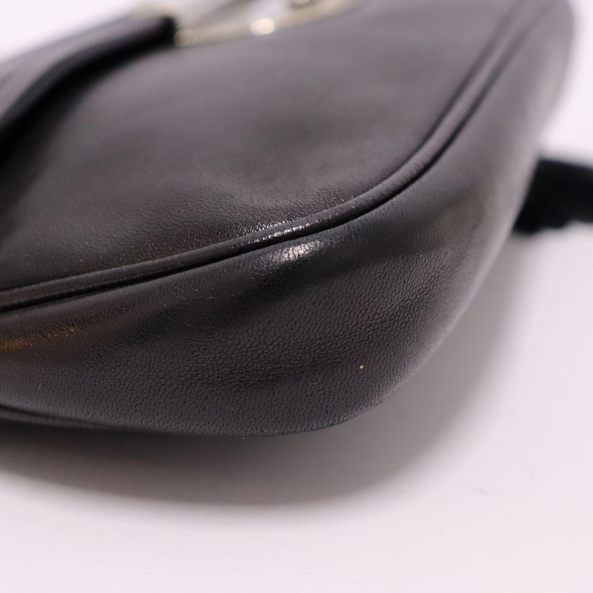 Prada Calf Leather Push Lock Shoulder Bag 2