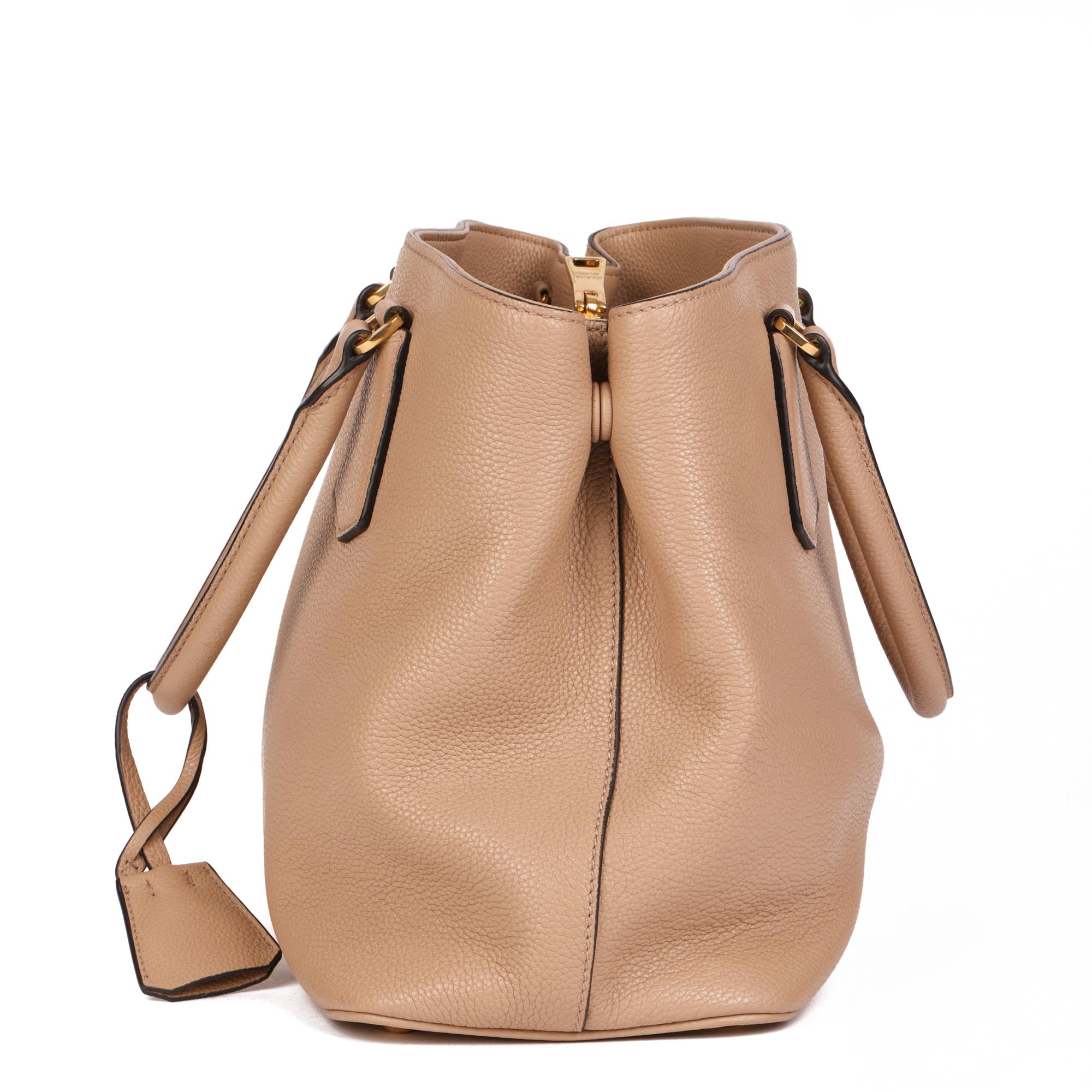 prada cameo beige bag