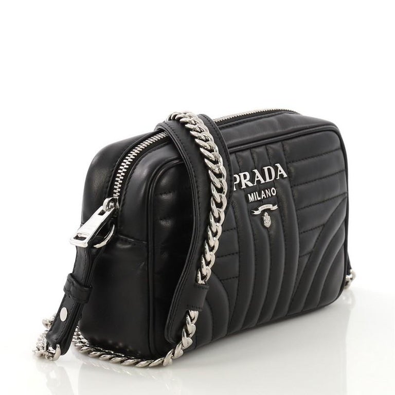 Prada Camera Bag Diagramme Quilted Leather Mini at 1stDibs prada