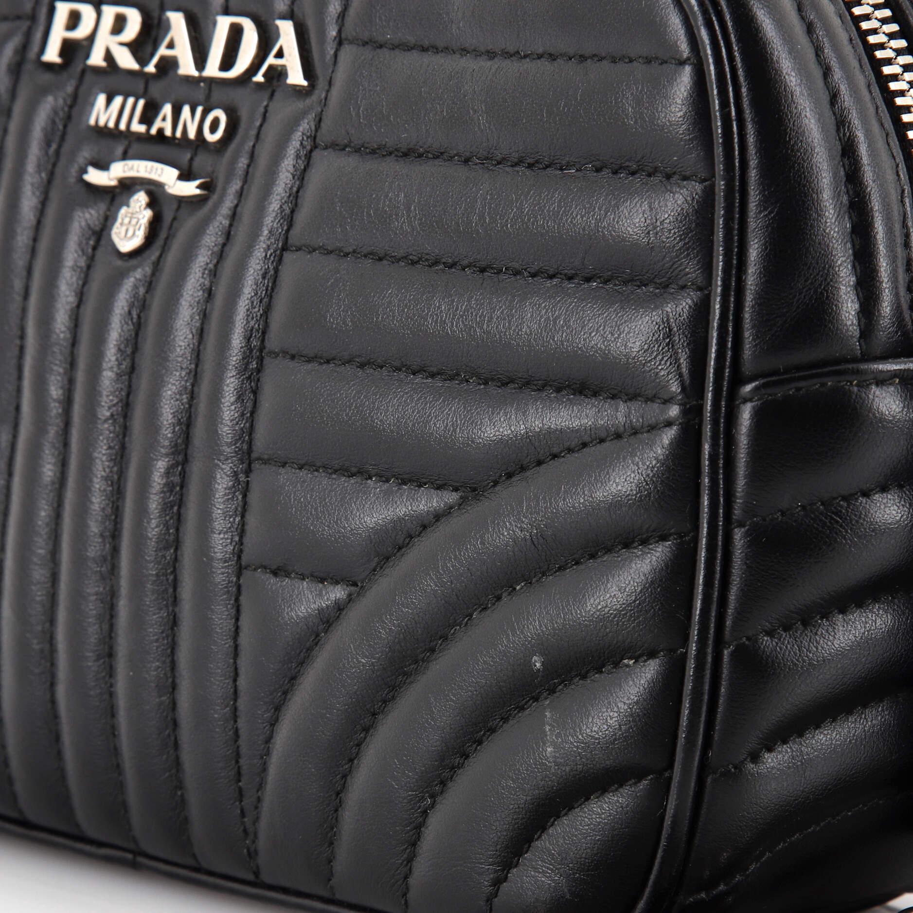 Prada Camera Bag Diagramme Quilted Leather Small 1
