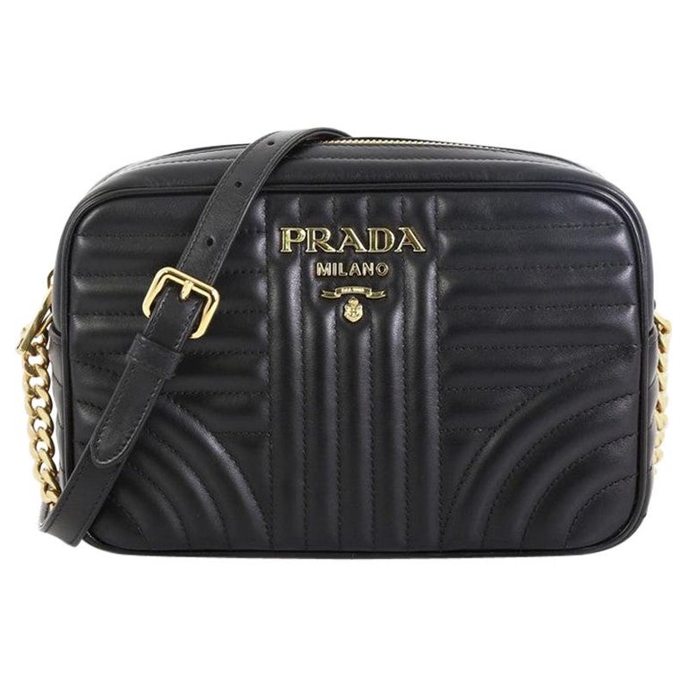 Prada Camera Bag Diagramme Quilted Leather Small at 1stDibs