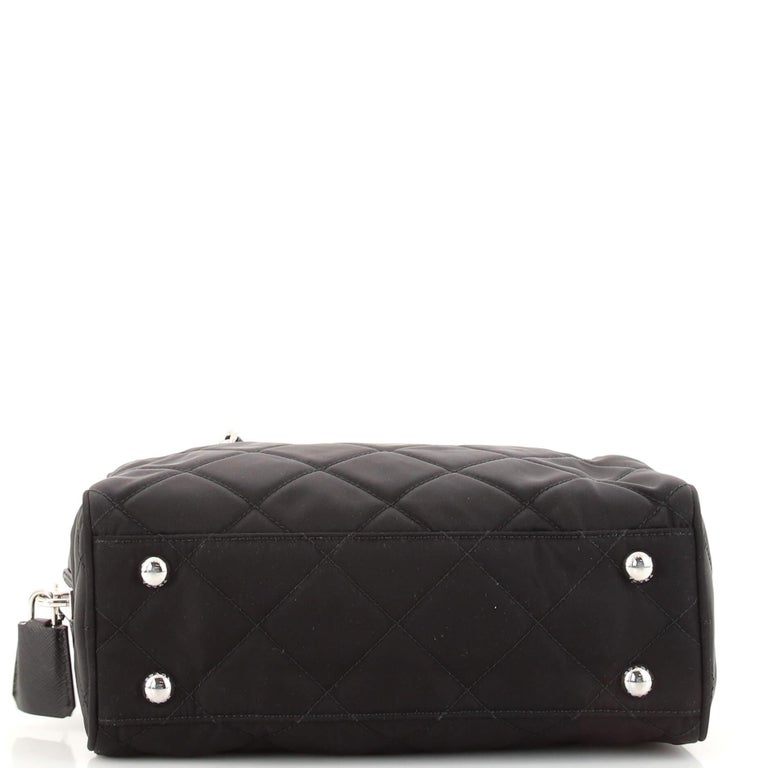 Prada Camera Bag Quilted Tessuto Small at 1stDibs