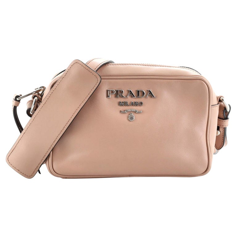prada camera bag leather