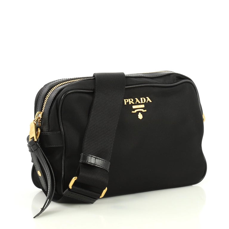 Prada Nylon Camera Bag in Black