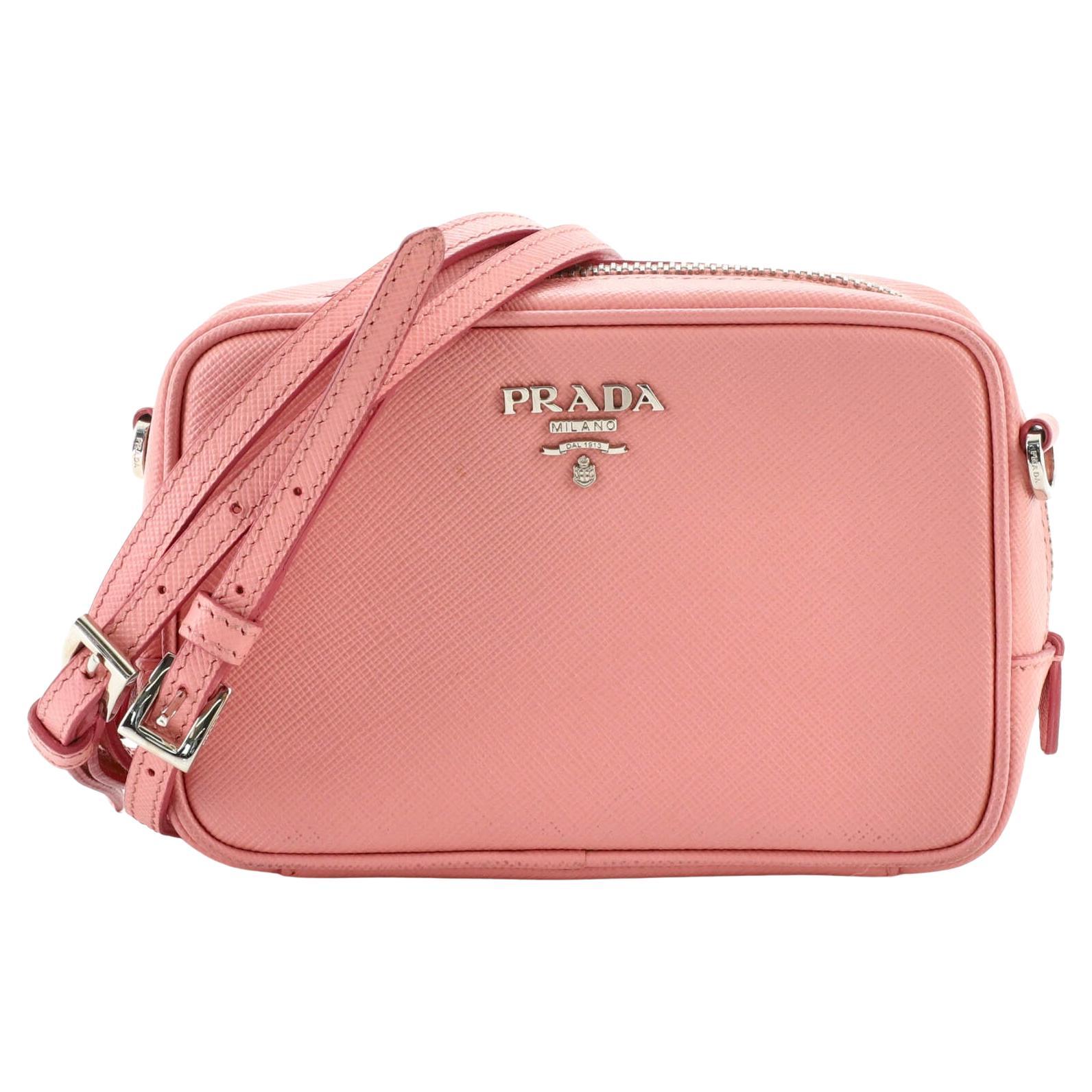 Prada Camera Shoulder Bag Saffiano Leather Mini
