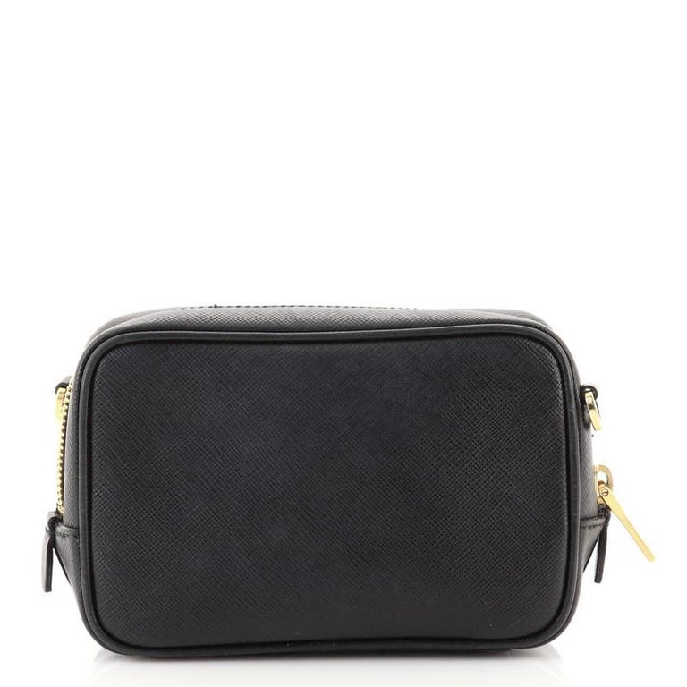 Prada Beige Saffiano Leather Mini Envelope Bag For Sale at 1stDibs