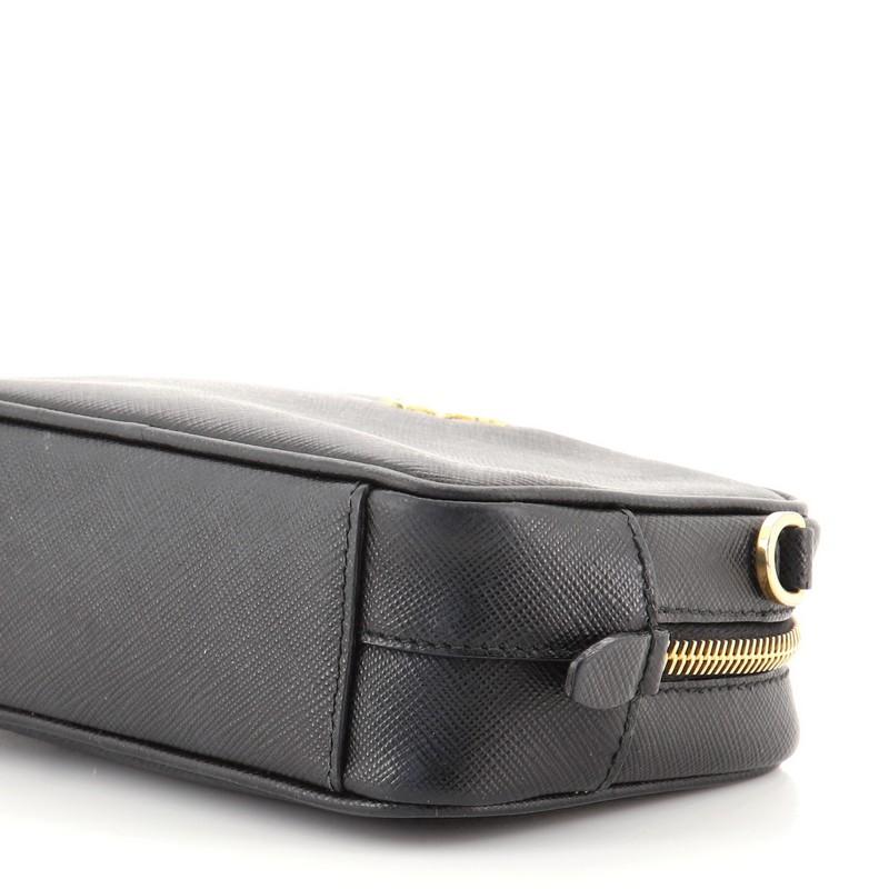 Prada Borsa a tracolla con fotocamera in pelle saffiano piccola 1