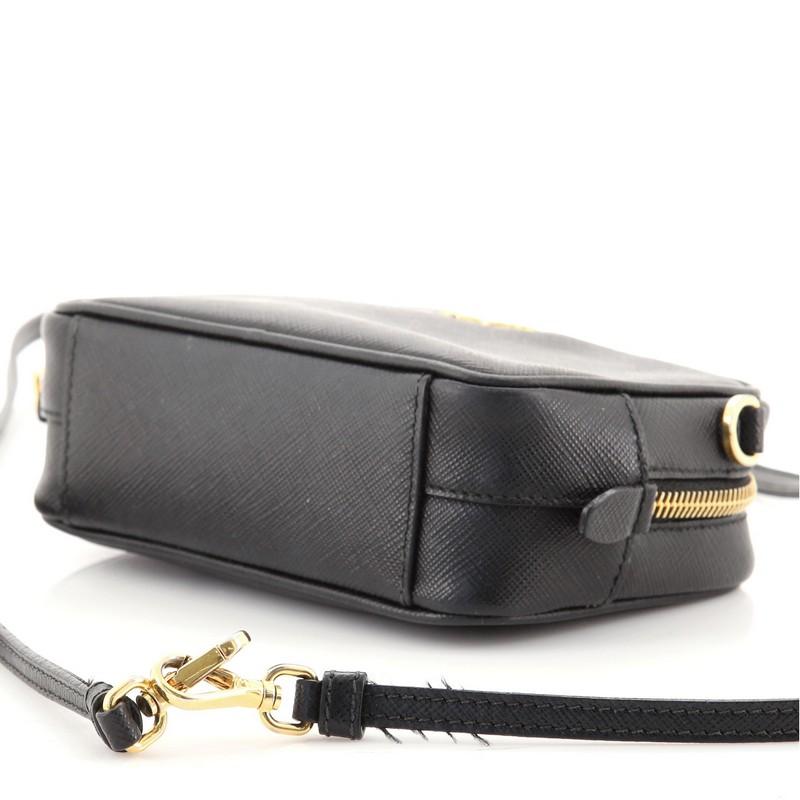Prada Borsa a tracolla con fotocamera in pelle saffiano piccola 2