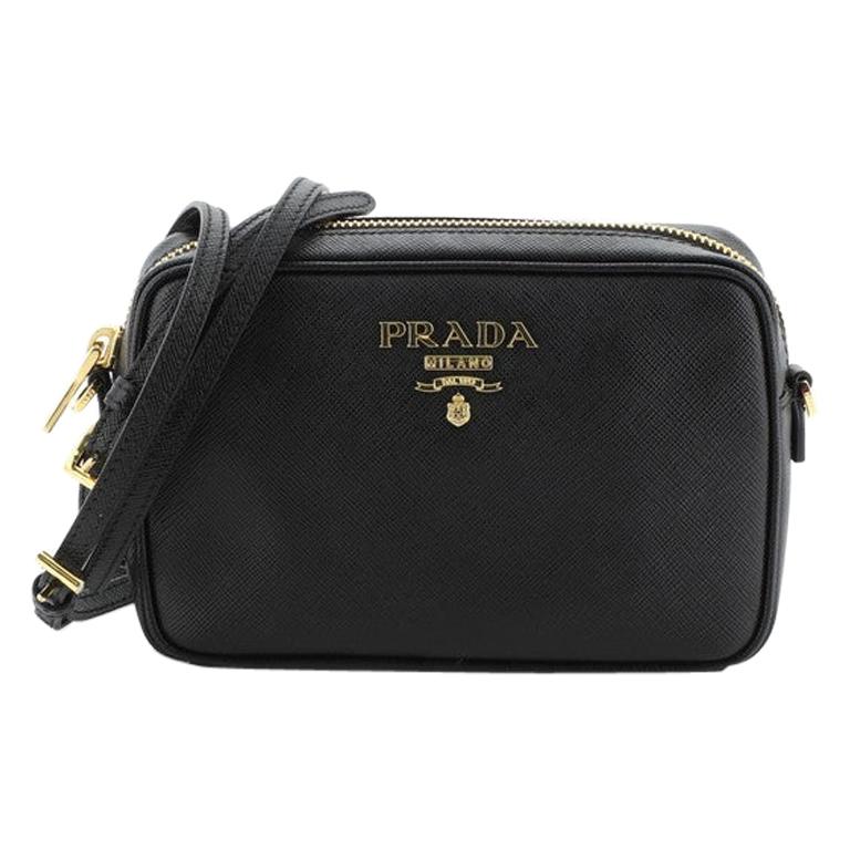 Prada Camera Shoulder Bag Saffiano Leather Mini at 1stDibs