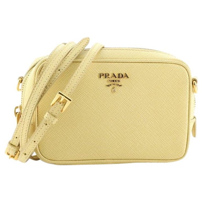 How To Wear It Prada Saffiano Leather Camera Bag ?