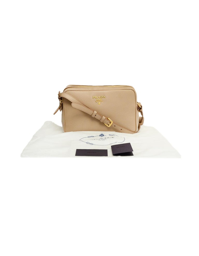 prada double zip camera bag