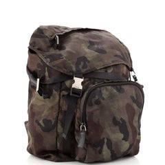 Prada Camouflage Rucksack Tessuto Groß