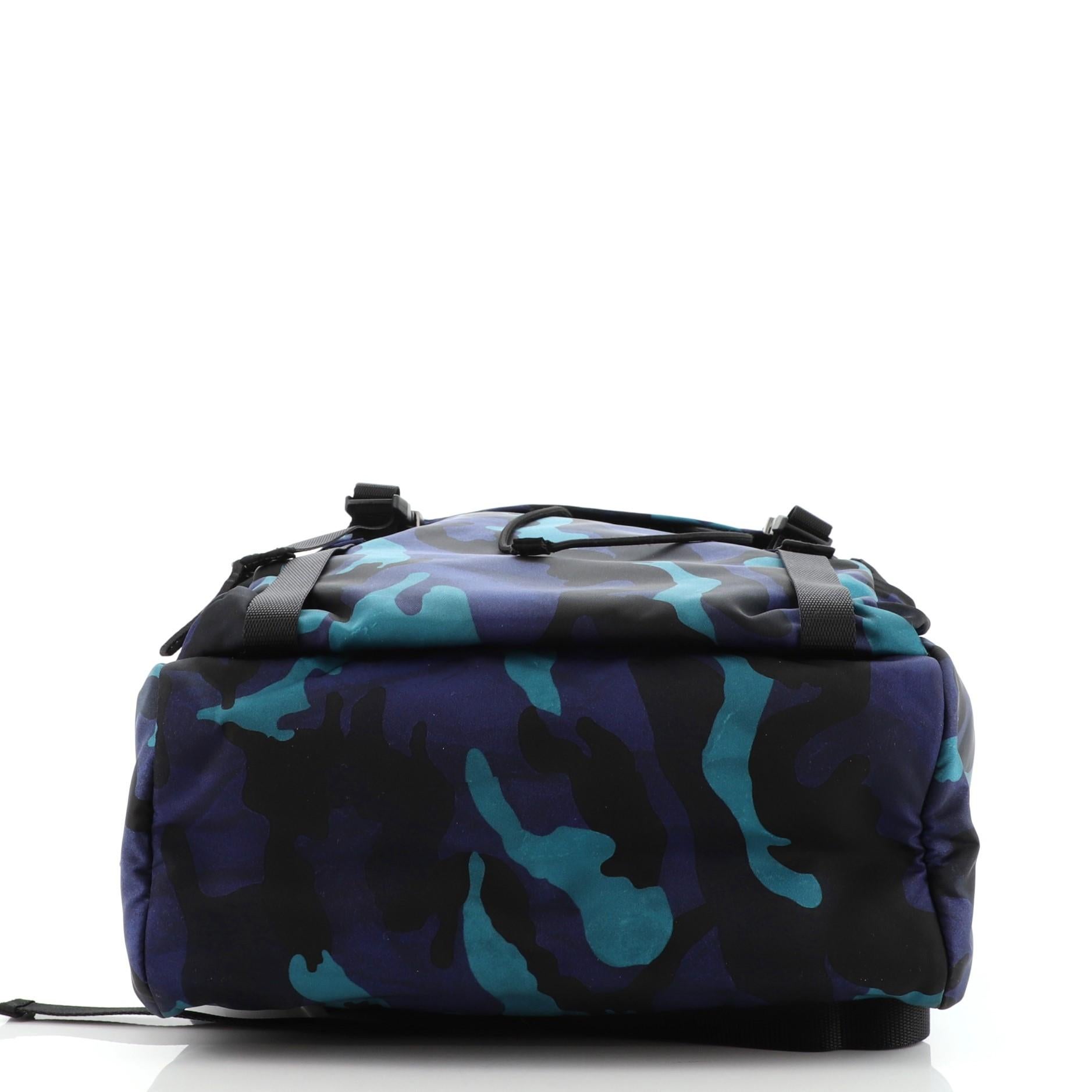 Women's or Men's Prada Camouflage Backpack Tessuto Large
