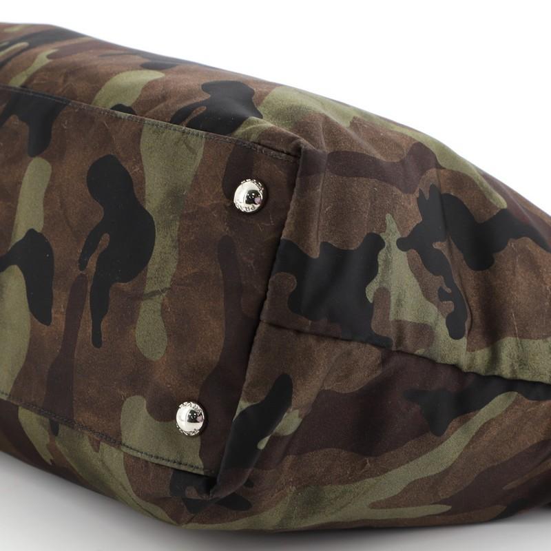 Prada Camouflage Convertible Open Tote Tessuto Medium 1