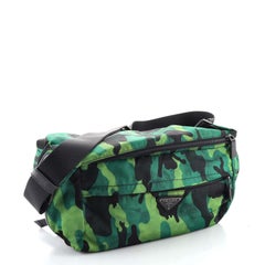 Prada Camouflage Convertible Pocket Belt Bag Tessuto Medium