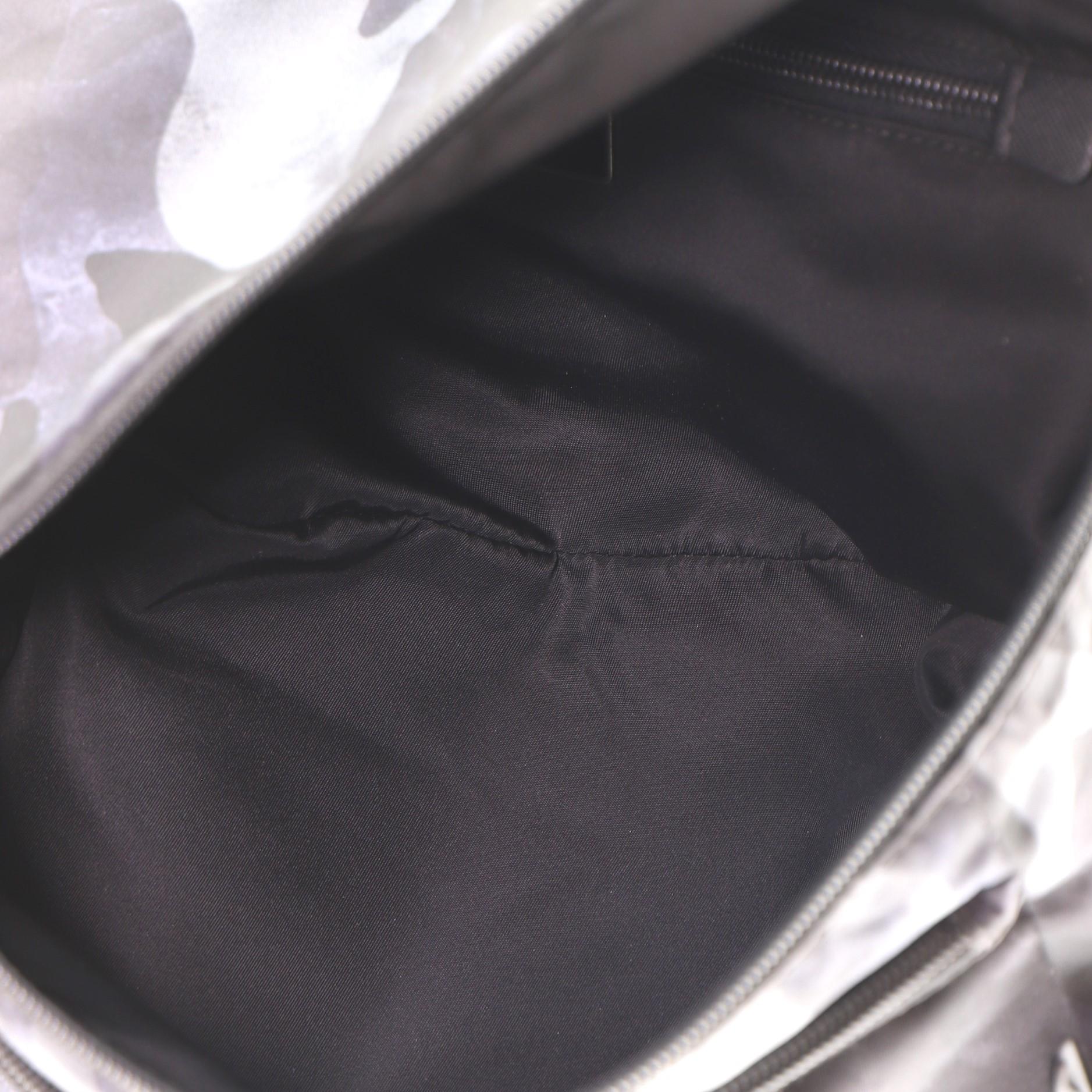 Prada Camouflage Convertible Pocket Belt Bag Tessuto Medium In Good Condition In NY, NY