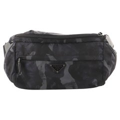 Prada Camouflage Umwandelbare Tasche Gürteltasche Tessuto Medium