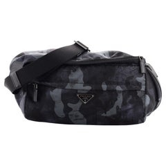 Prada Camouflage Umwandelbare Tasche Gürteltasche Tessuto Medium