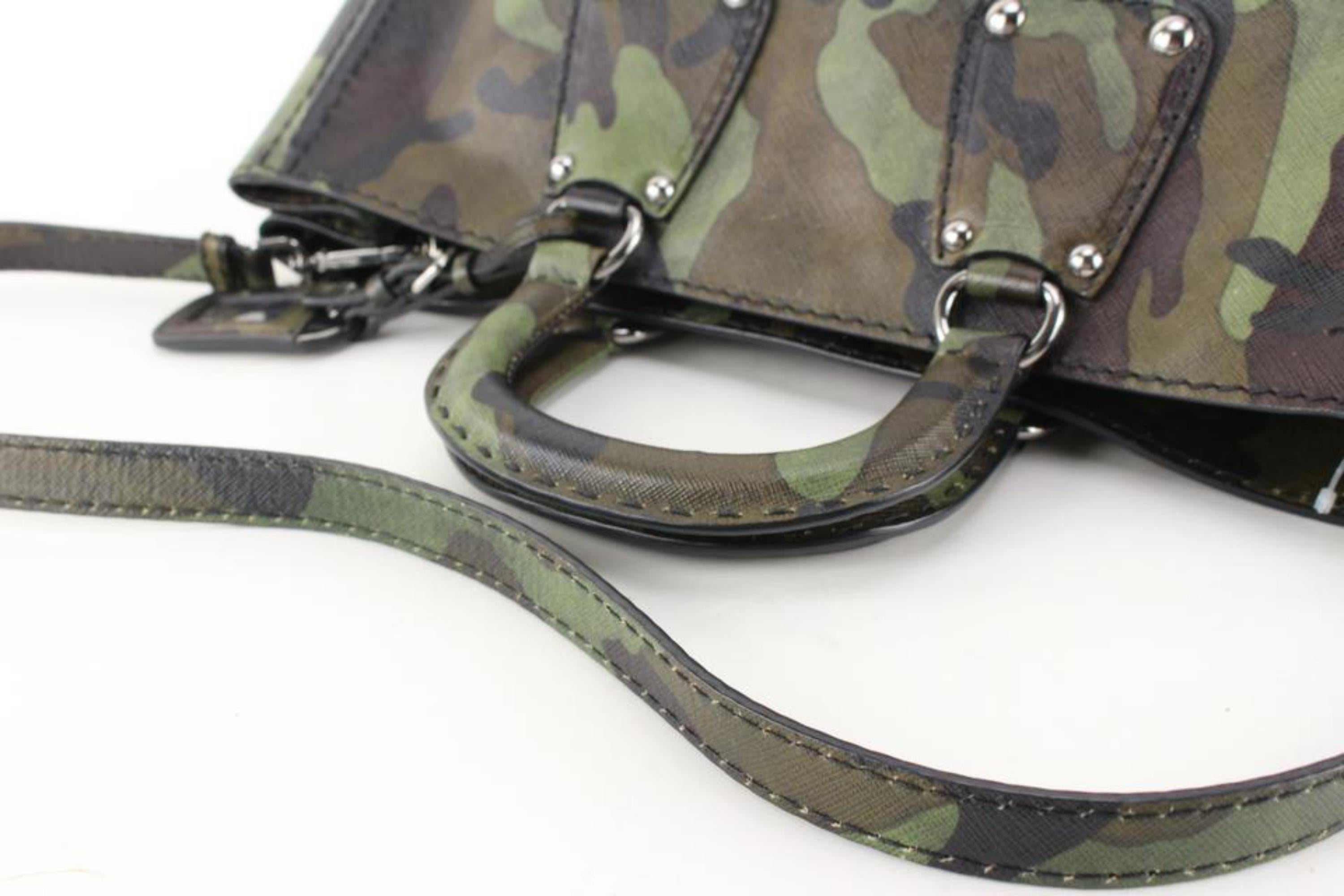 Prada Camouflage Saffiano Leather Mimetico 2way Bag 12p630s For Sale 5