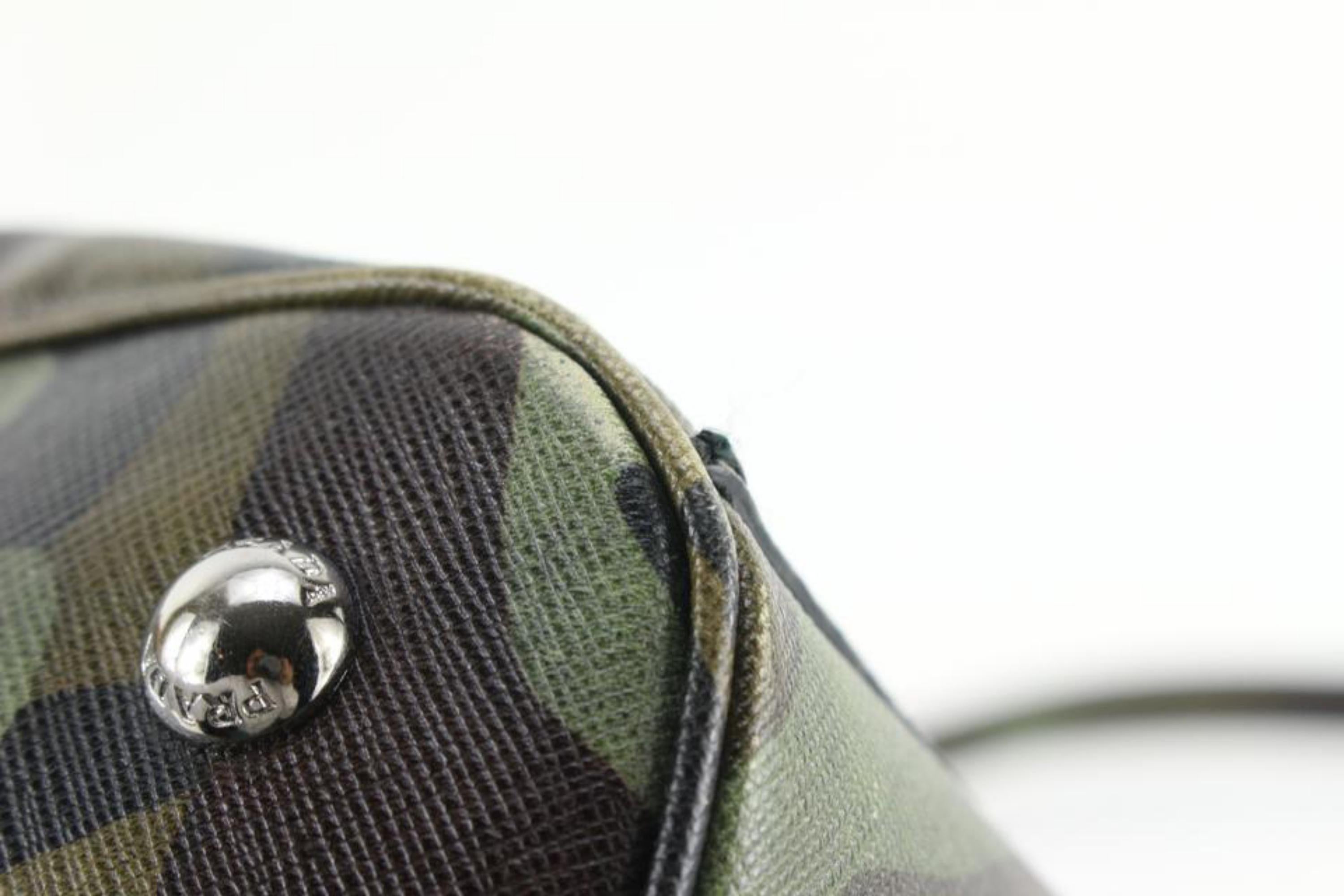Prada Camouflage Saffiano Leather Mimetico 2way Bag 12p630s For Sale 6