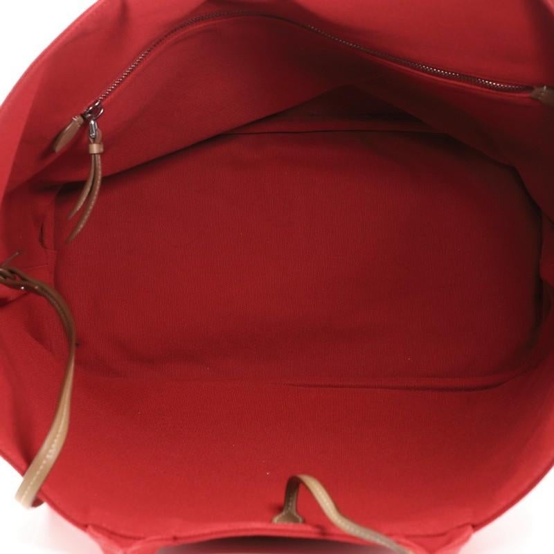 Prada Canapa Convertible Shopping Tote Canvas Large 1