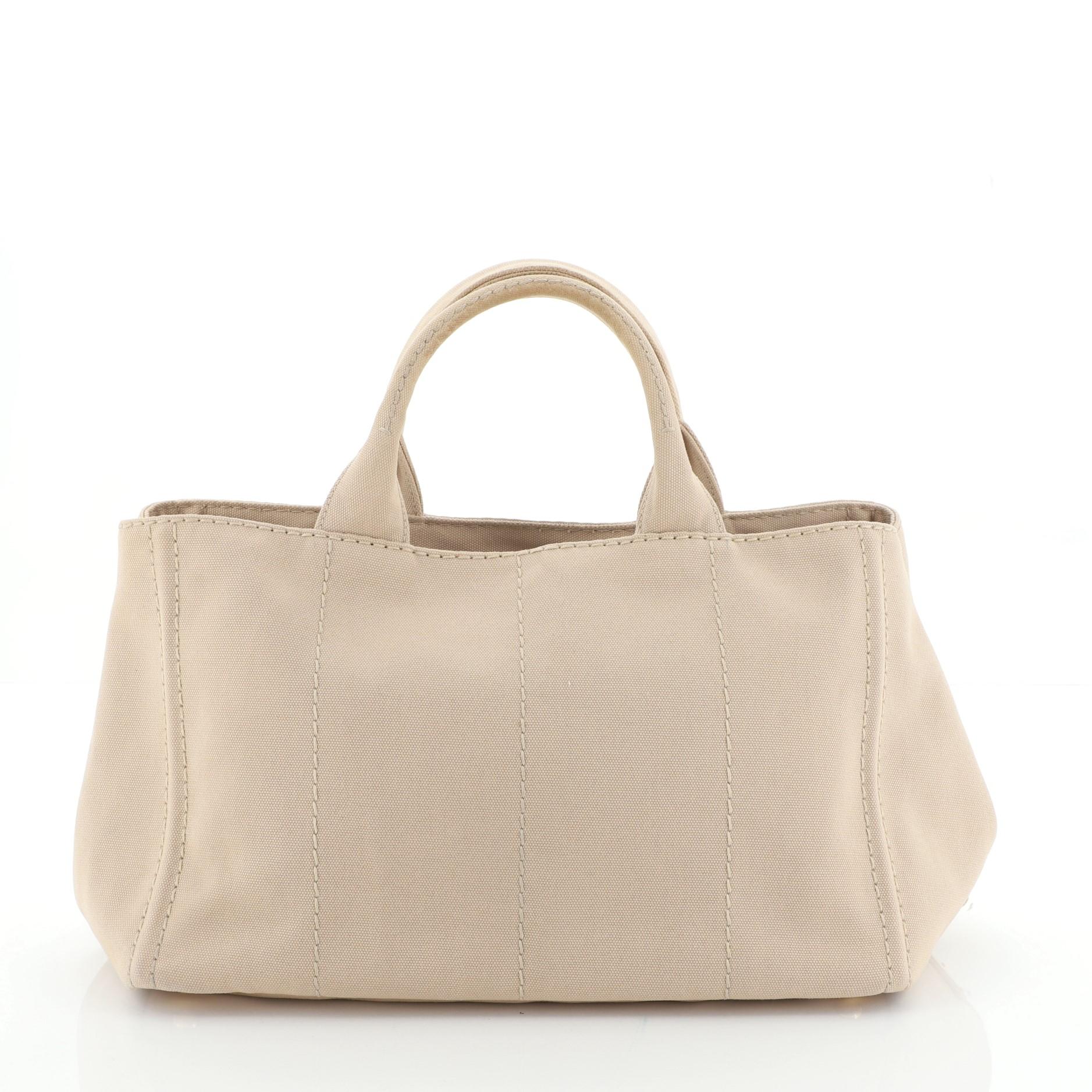 prada canapa large tote