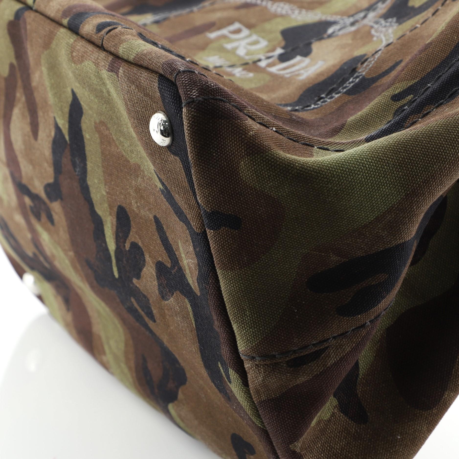 Prada Canapa Convertible Tote Canvas Large 1