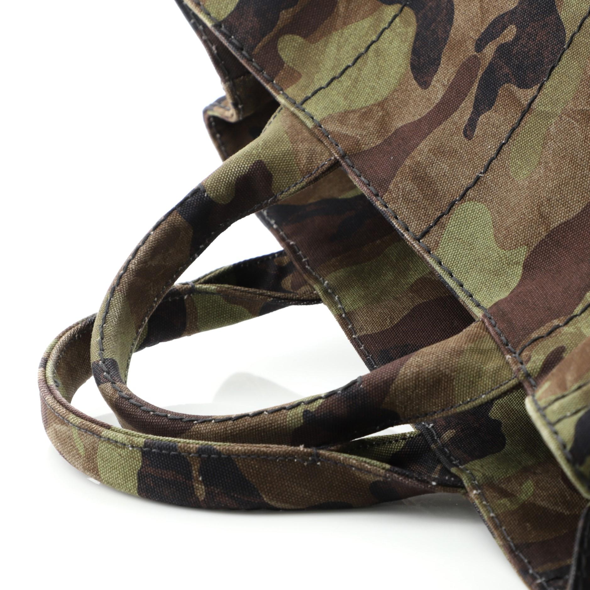 Prada Canapa Convertible Tote Canvas Large 2