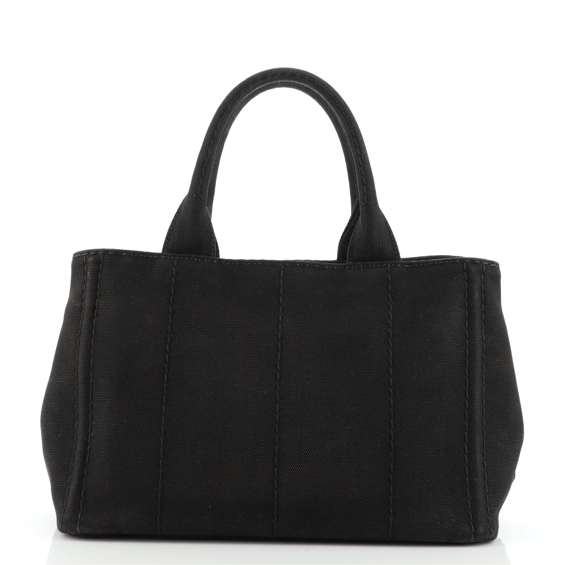 prada canapa tote mini