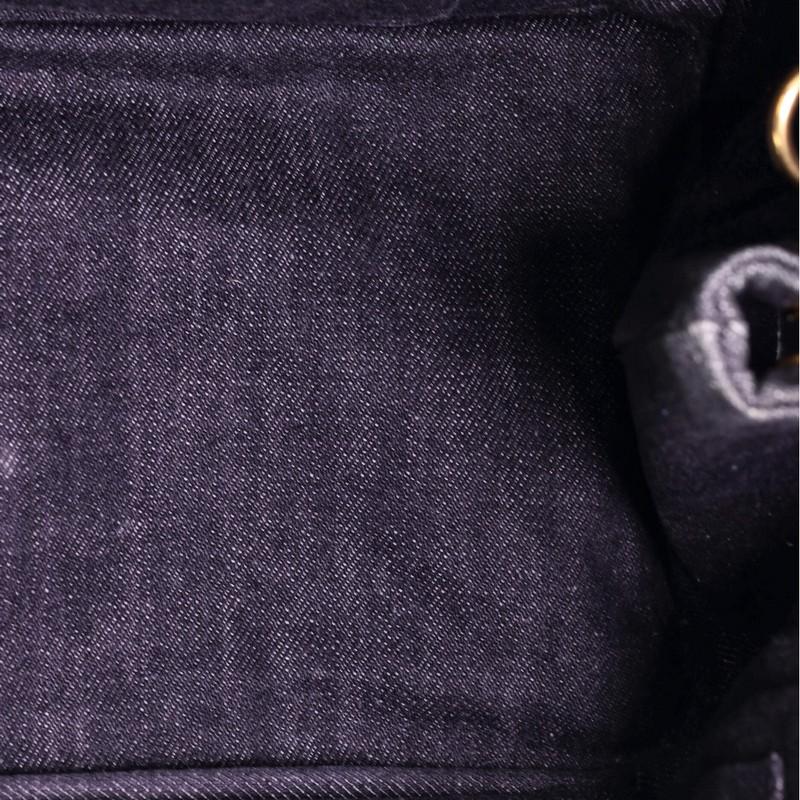 Prada Canapa Convertible Tote Denim Mini 2