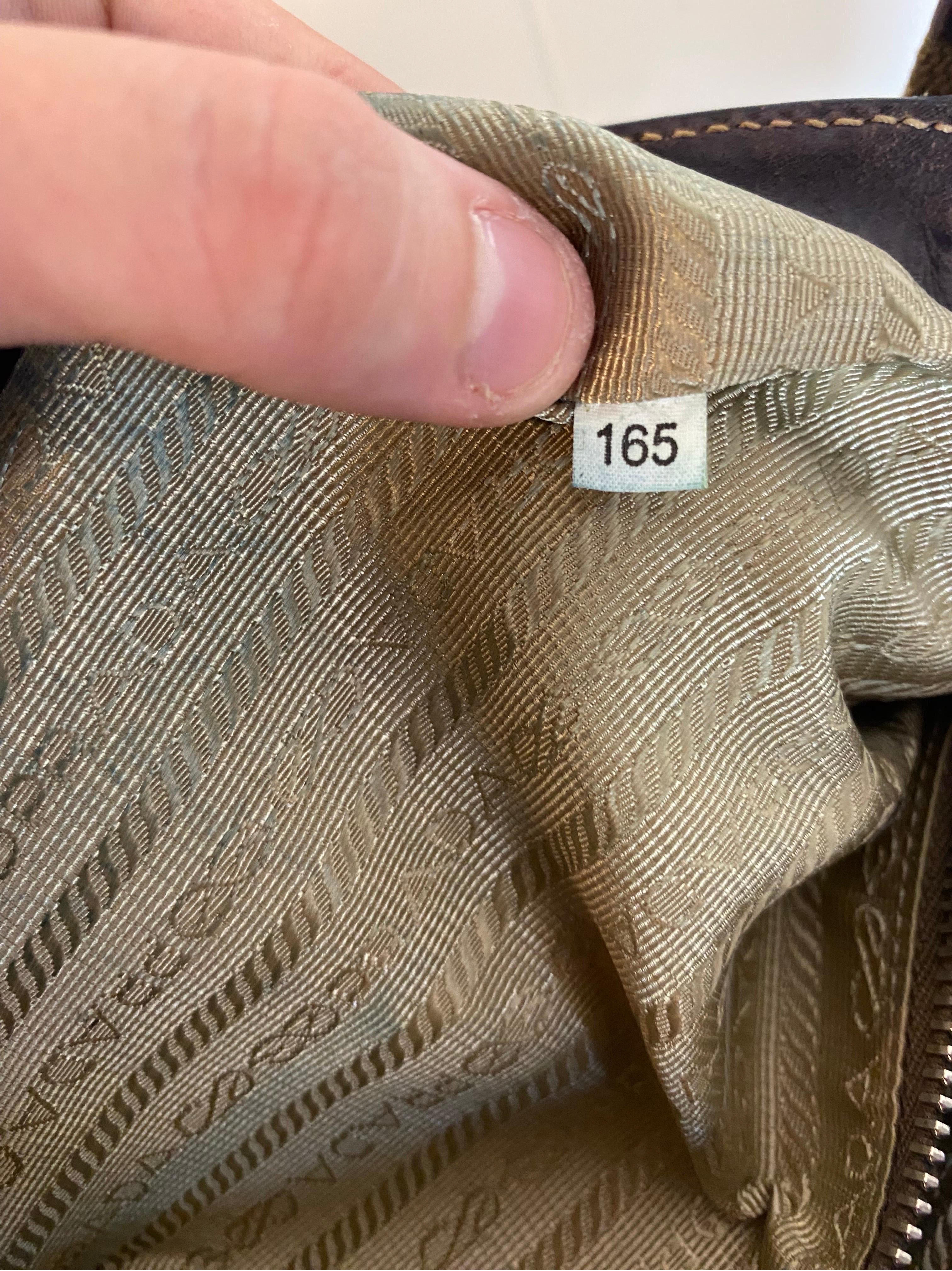 Prada Canapa shoulder bag in canvas with logo 3